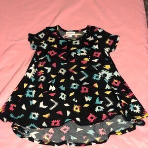 LuLaRoe Toddler Girl Dress Size 2 Tribal Aztec